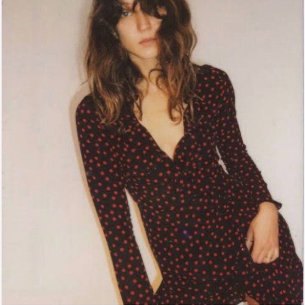 REALISATION PAR BLACK AND RED POLKA DOT DRESS